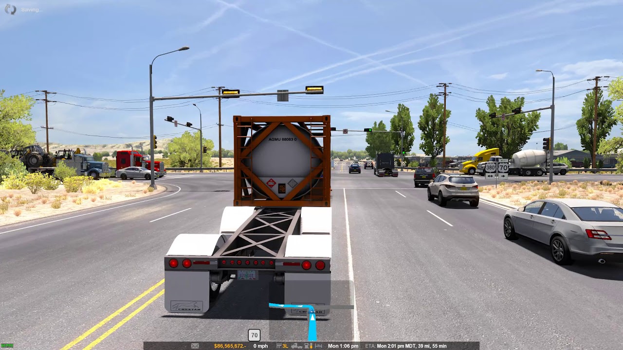 American Truck Simulator Colt peterbilt 389 B4RT Modding cheetah tank master