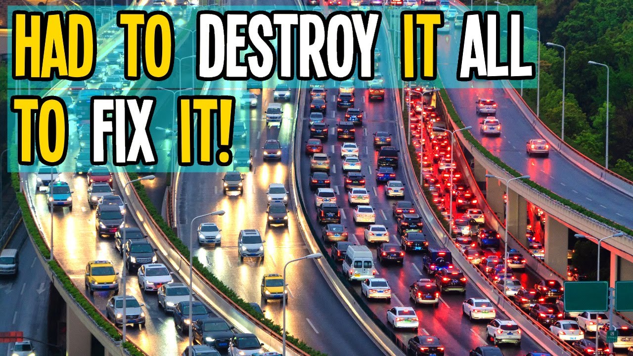 When Complete Destruction is the ONLY Traffic Fix Option in Cities Skylines