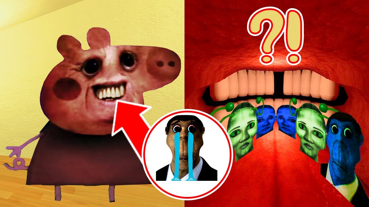 How Did I Survive Inside Monster Peppa Pig And Save Lil Obunga | Garrys Mod Nextbots