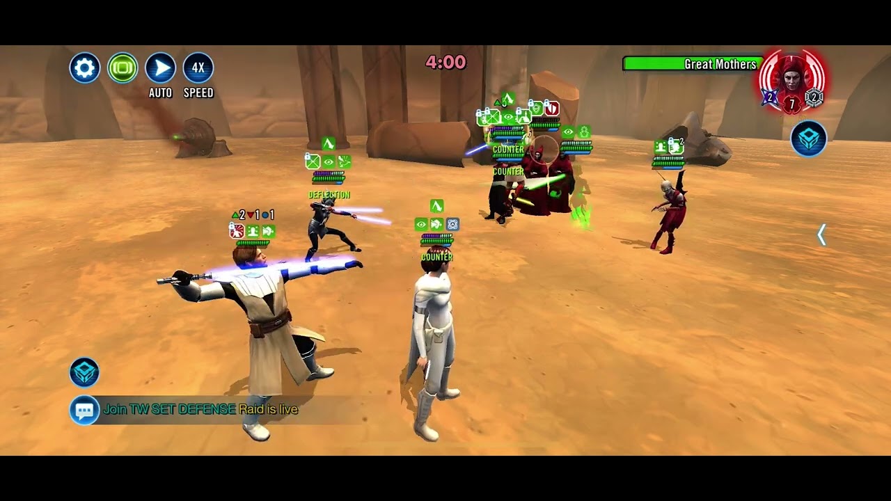 SWGOH Territory Wars | Jedi Master Kenobi counters Great Mothers 