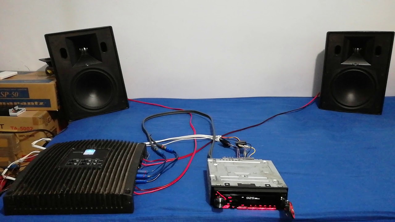 Prestige Xetec P4-evo sound check / JBL control 28