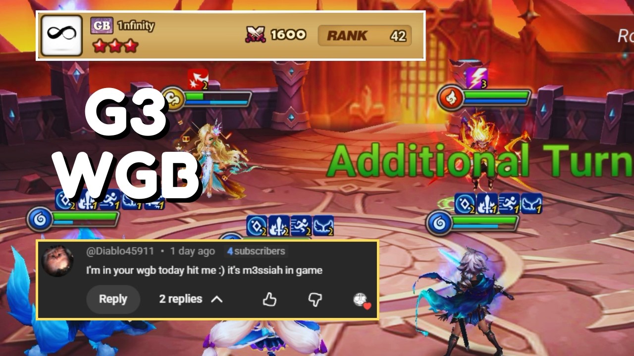 G3 WGB : 1nfinity - (Very) Rare Viewer Spotlight! Alright, Let's See What's Up! - Summoners War