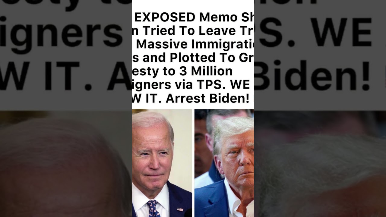 A newly uncovered memo shows the Biden administration plotted to leave President Trump with ..