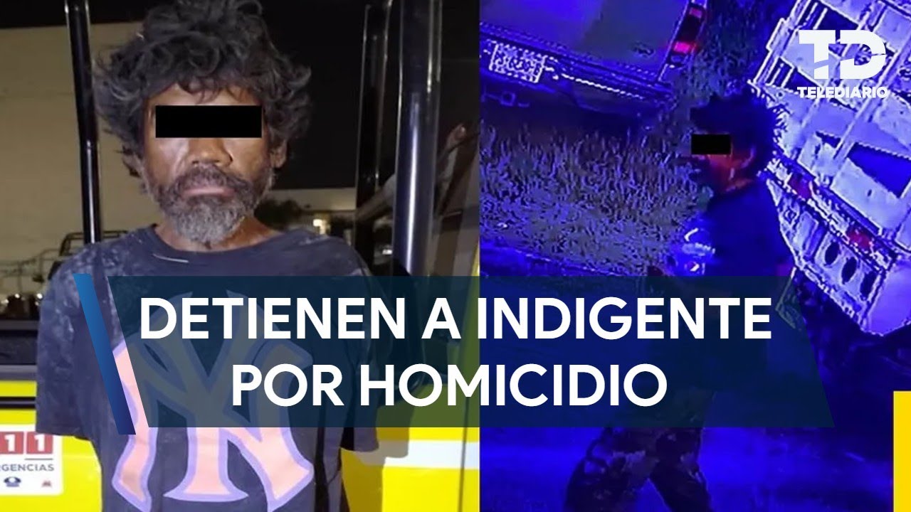 Detienen a indigente que asesinó a mujer en avenida Lincoln en Monterrey