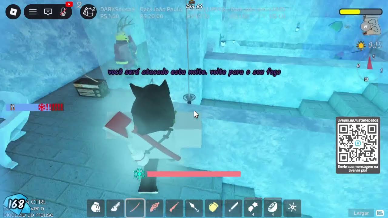 O JOGO MAIS ASSUSTADOR DO ROBLOX - SOBREVIVENDO 99 NOITES NA FLORESTA | 07