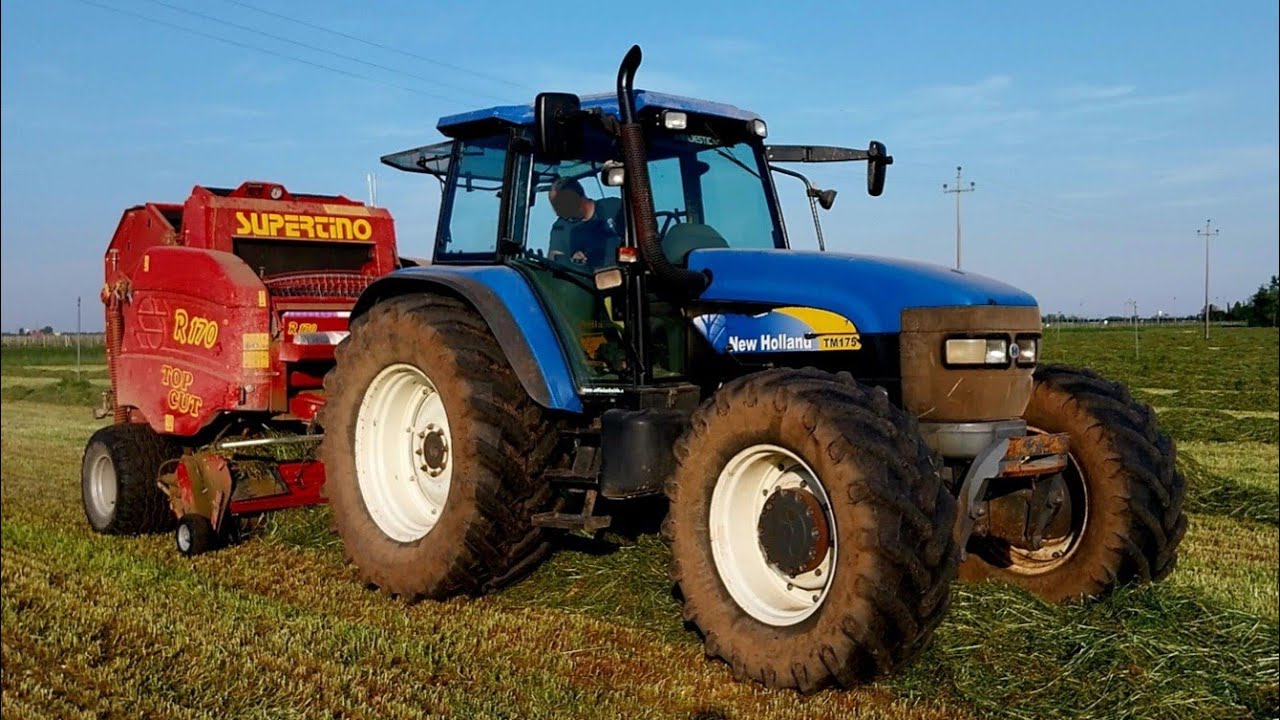 RANGHINATURA E PRESSATURA LOIETTO: NEW HOLLAND TM175 | FENDT 209P | SUPERTINO R170 | ROC RT380