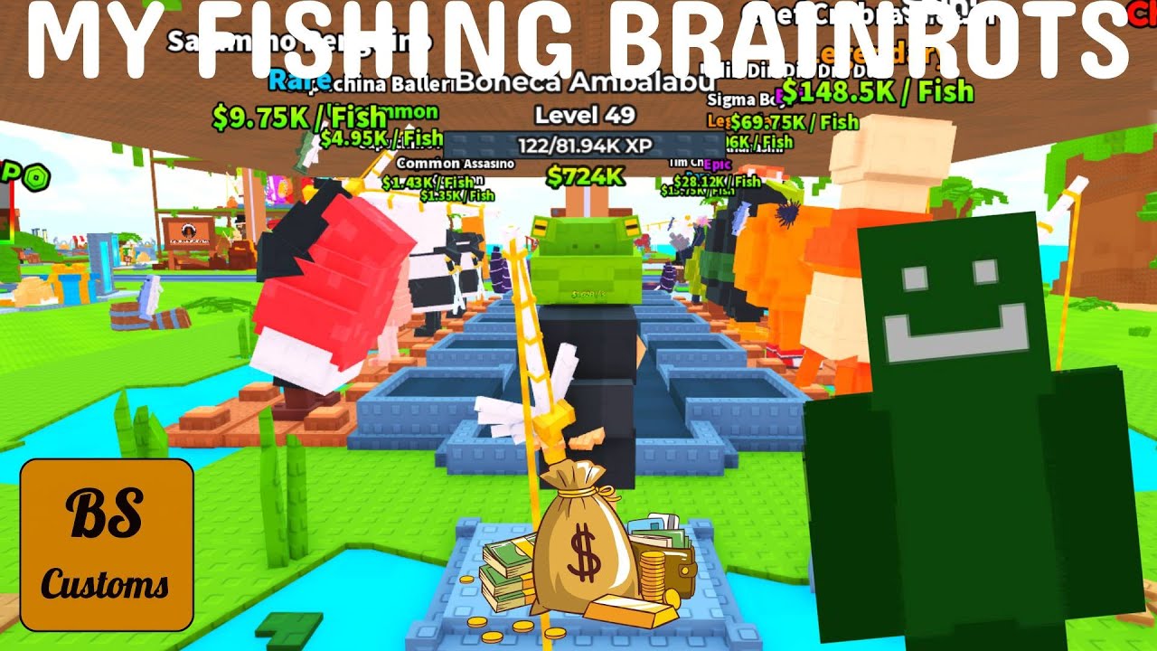 MAKING $3.6T IN MY FISHING BRAINROTS IN ROBLOX