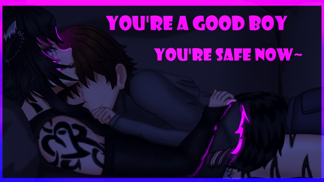 [ASMR] Femboy comforts and sleeps with you 💜[Stress Comfort] [Cuddling] [Breathing] [Sleep Aid]