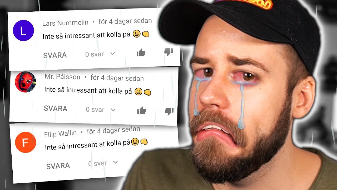 matinbum tål inte hatkommentarer (sad)