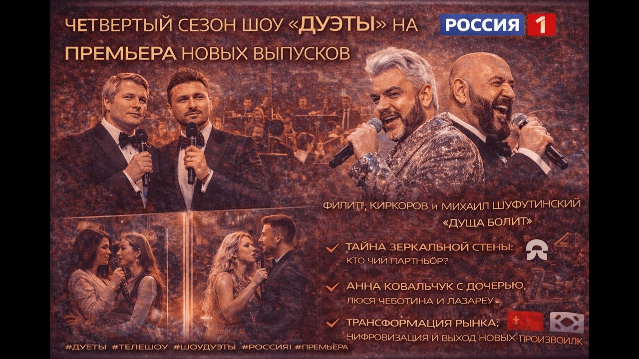 «Мы были в шоке!»: Филипп Киркоров и Михаил Шуфутинский — Душа болит | Шоу Дуэты 4 сезон (2026)