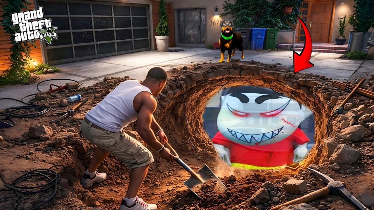 Franklin Finds most secret bunker In His Secret Base in GTA 5 !