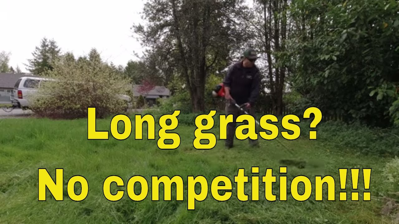 Using the ECHO SRM-2620T String Trimmer in Long Grass