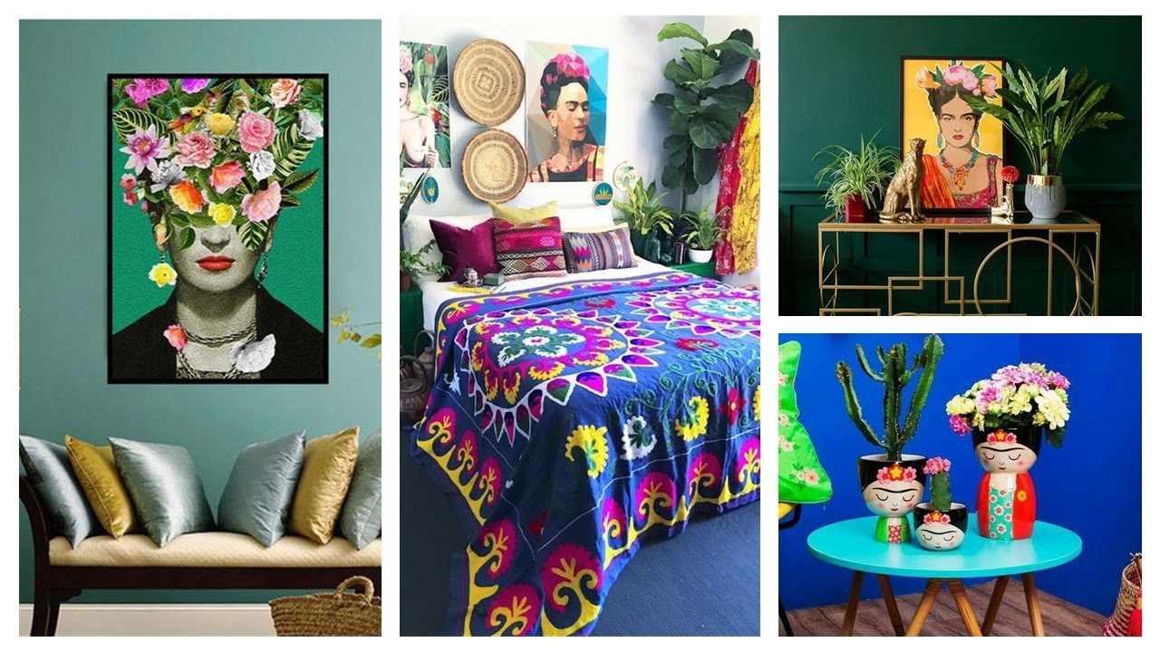 DECORATE YOUR HOUSE In The Style Of FRIDA  KAHLO - Frida Kahlo Decoration House