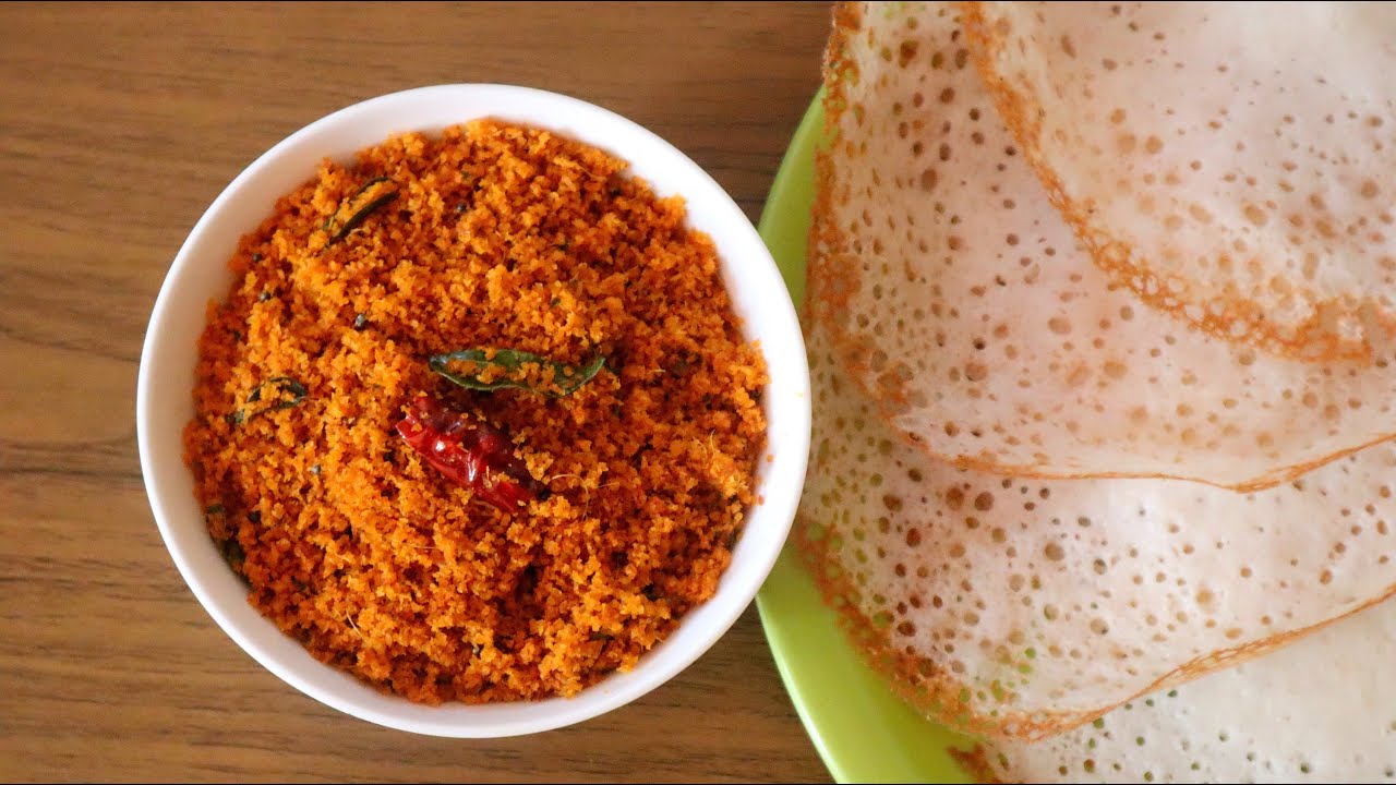 അപ്പത്തിനും ദോശക്കും നല്ലൊരു ചമ്മന്തി🔥👌/ Chammanthi for Appam & Dosa /Kerala style
