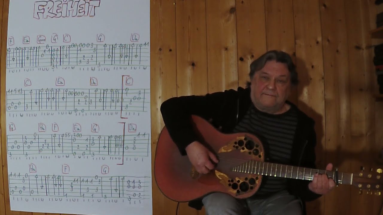 GUITAR Lesson # 601: FREIHEIT (Westernhagen)