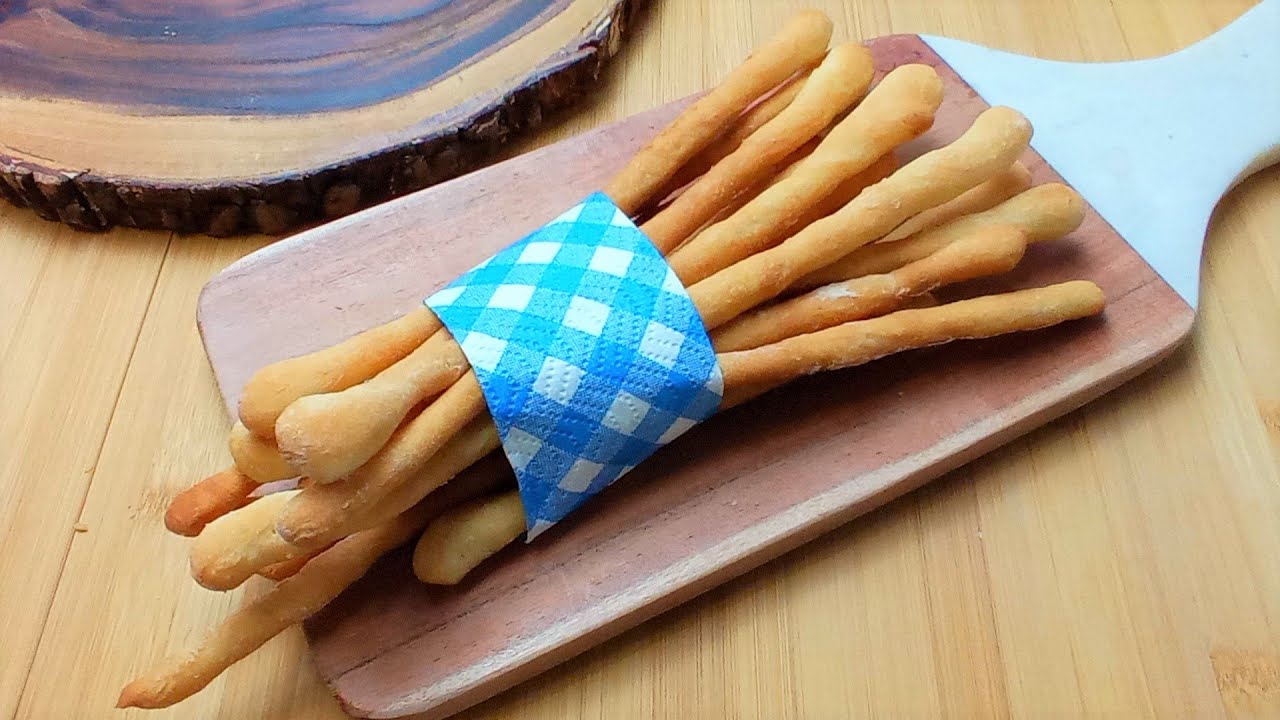 GRISSINI FRIABILI E BUONISSIMI FATTI IN CASA - NUOVA RICETTA