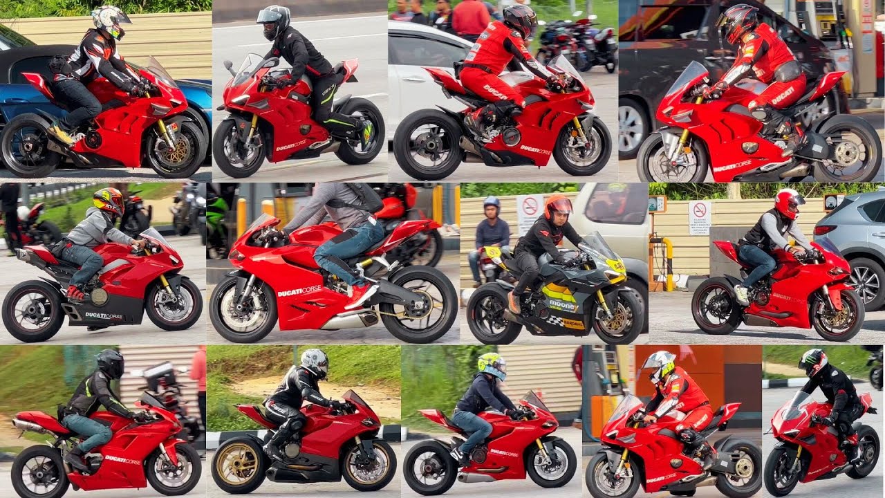 DUCATI Panigale v4，v4r ，v4s，v2，848，899，959，1199，1299 Collection ，Exhaust akrapovic，Termignoni【4K】
