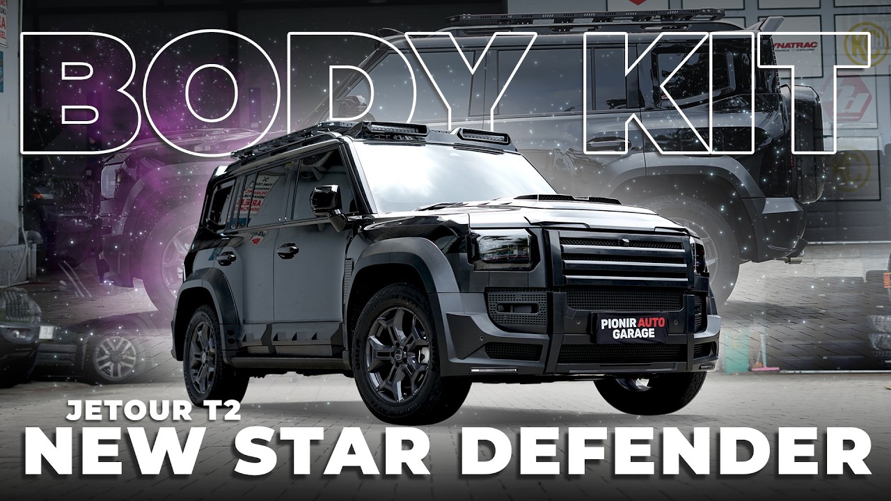 MODIFIKASI JETOUR T2 PAKAI BODY KIT STAR DEFENDER!