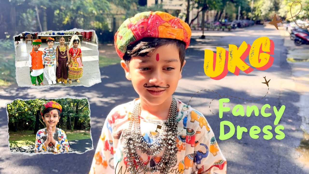 Kids Fancy Dress as Rajasthani Man | UKG | Nov 2024 |