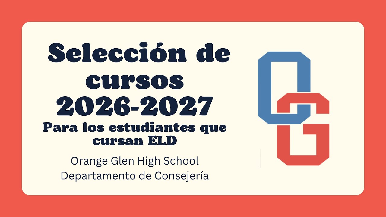 OGHS Course Selection Spring 2026 (Spanish)