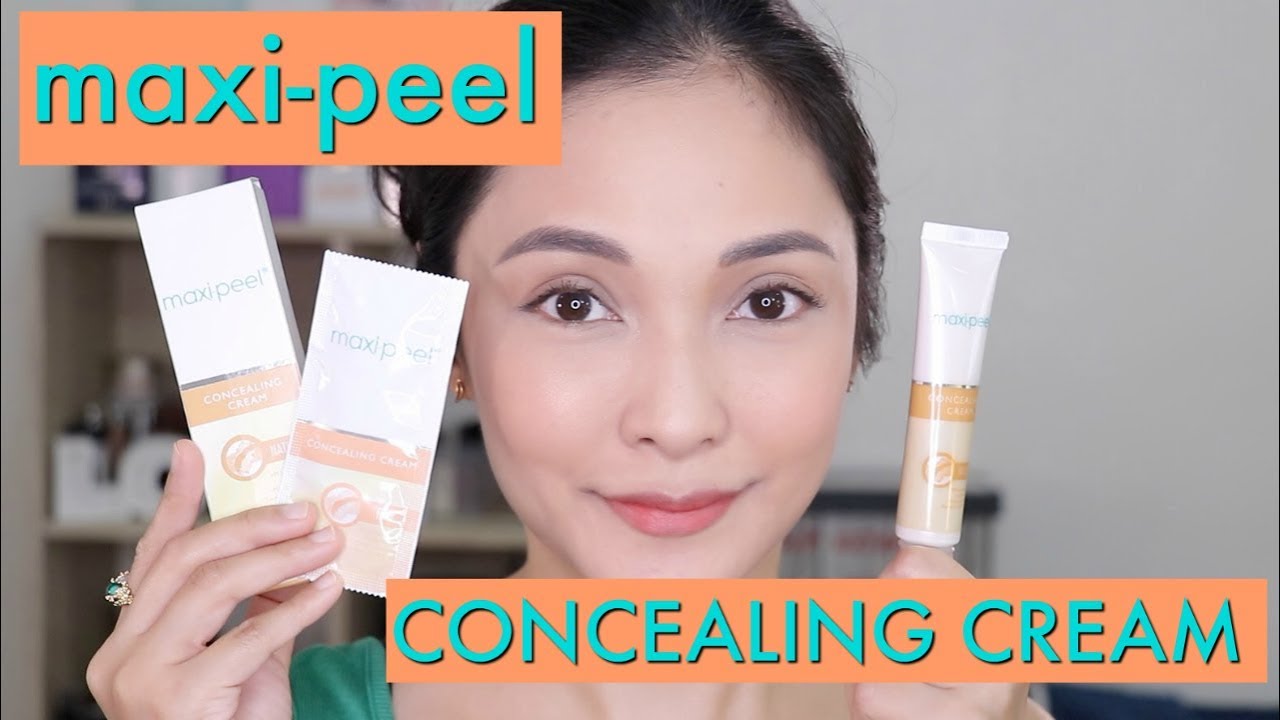 MAXI-PEEL CONCEALING CREAM WEAR TEST | NATURAL SHADE