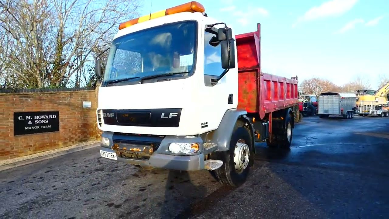 DAF LF55 TIPPER WALK ROUND VIDEO
