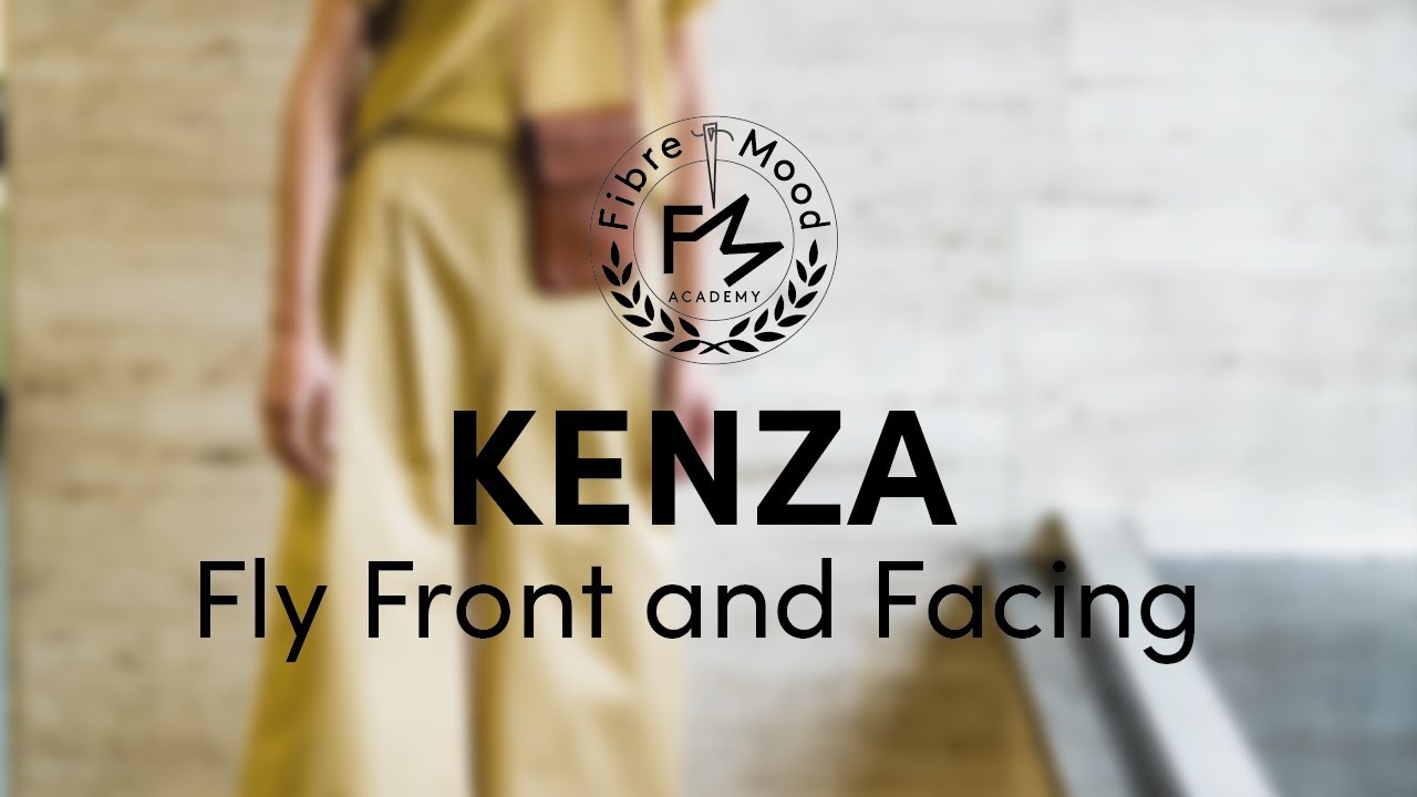 Learn how to sew fly front and facing by Kenza