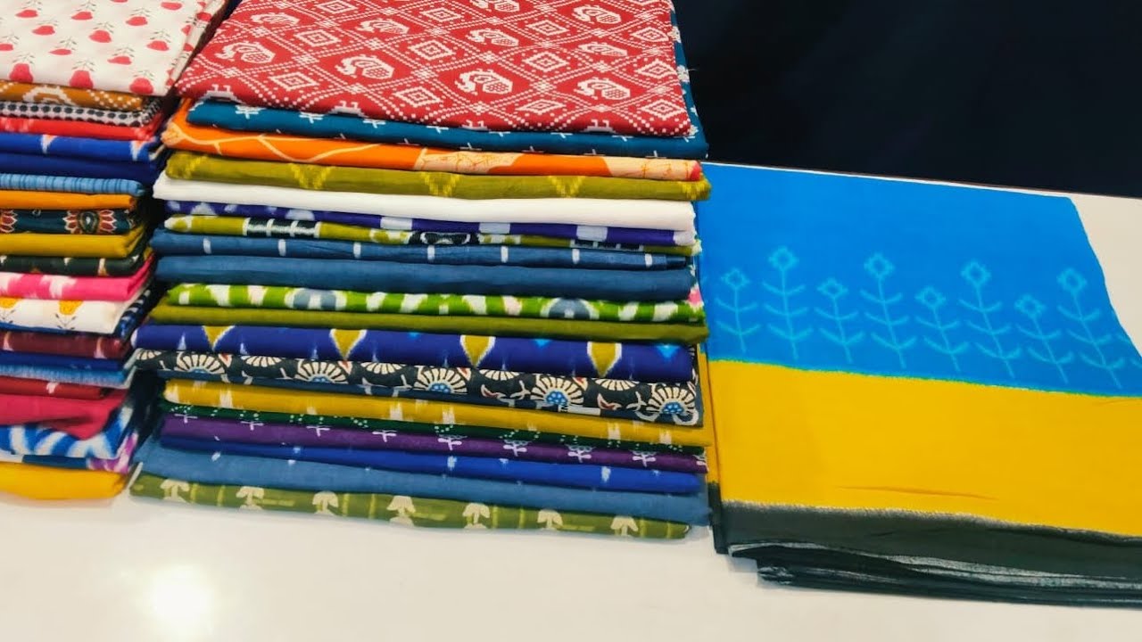 Semi Mul mul cotton sarees 🍁 with blouse collection ♥️ offer price just 540+ summer 🌞 special collec