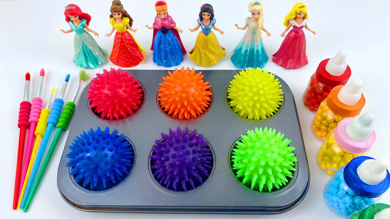 Oddly Satisfying Video l Making DIY Crazyy 6 Square Lolipops Stick Labubu SPRUNKI Paints Mixing ASMR