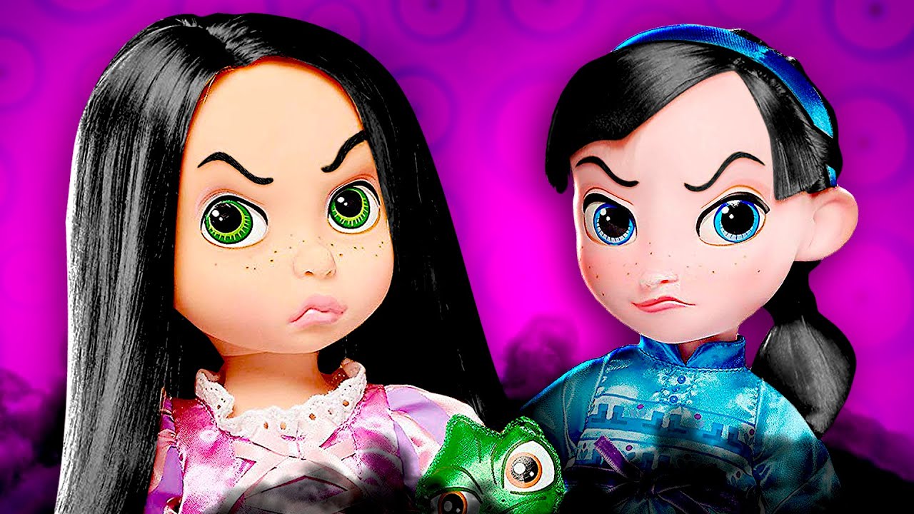 🔮 &iexcl;Rapunzel y Elsa Beb&eacute;s DESCUBREN sus PODERES OSCUROS! │ Princesas de Disney  !