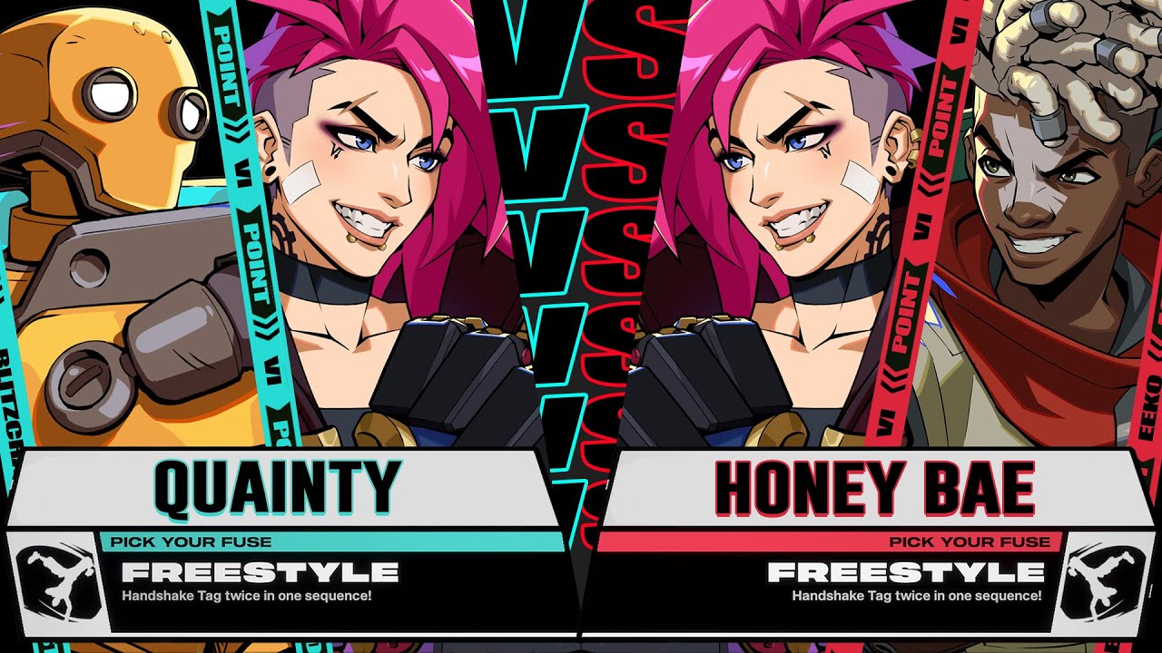 Quainty (VI / Blitzcrank) vs HoneyBae (VI / Ekko) - 2XKO