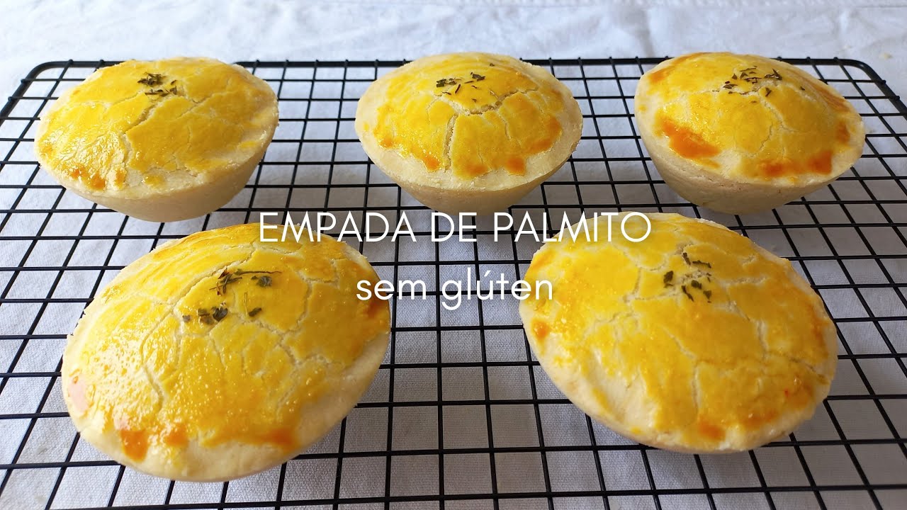 EMPADA SEM GLÚTEN | com recheio de palmito