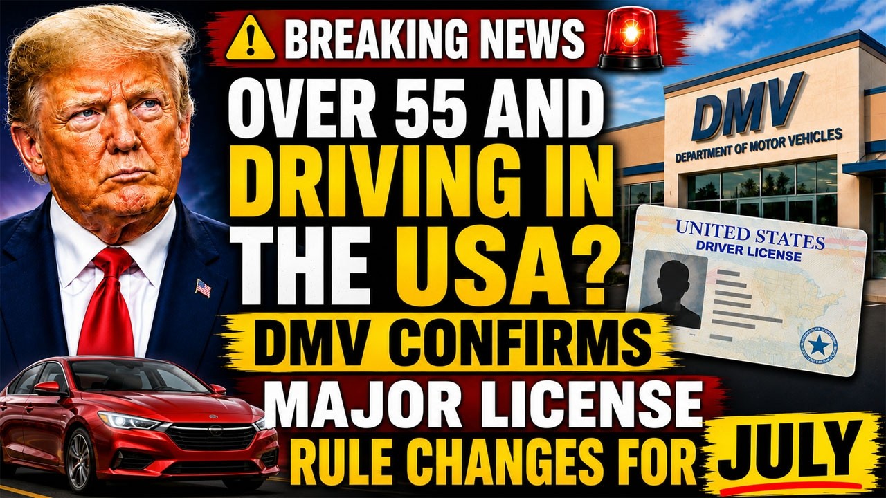 🚨 Over 55 and Driving in the USA? DMV Confirms Major License Rule Changes for July