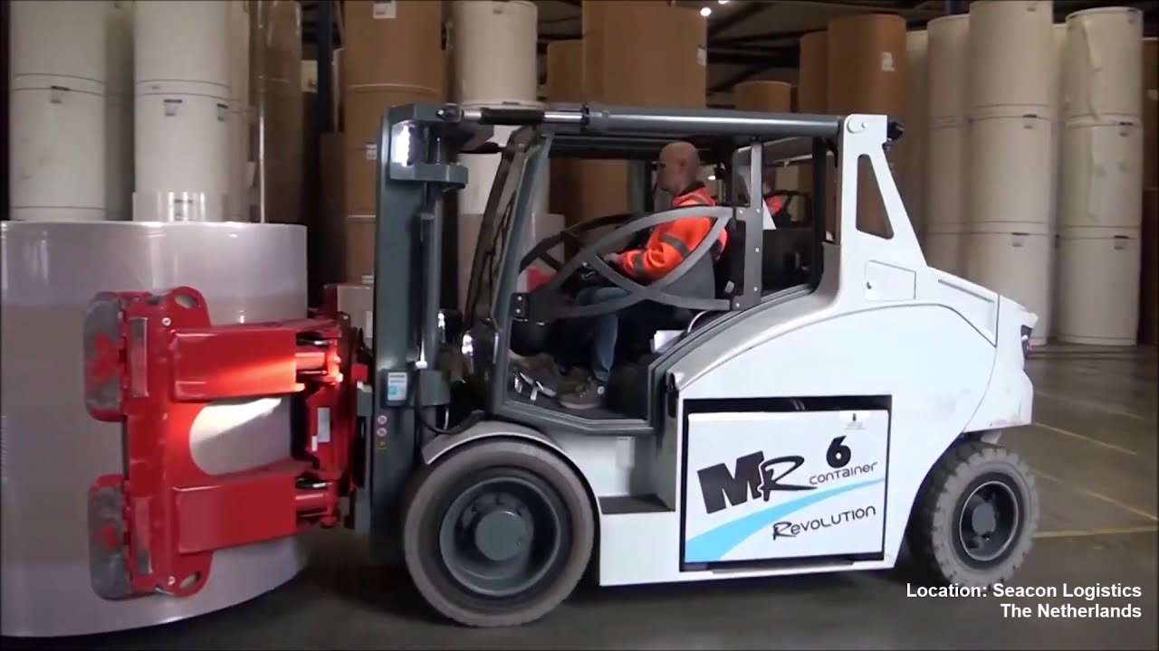 Movimentazione Bobine di Carta in Container - AR-40RJ-18