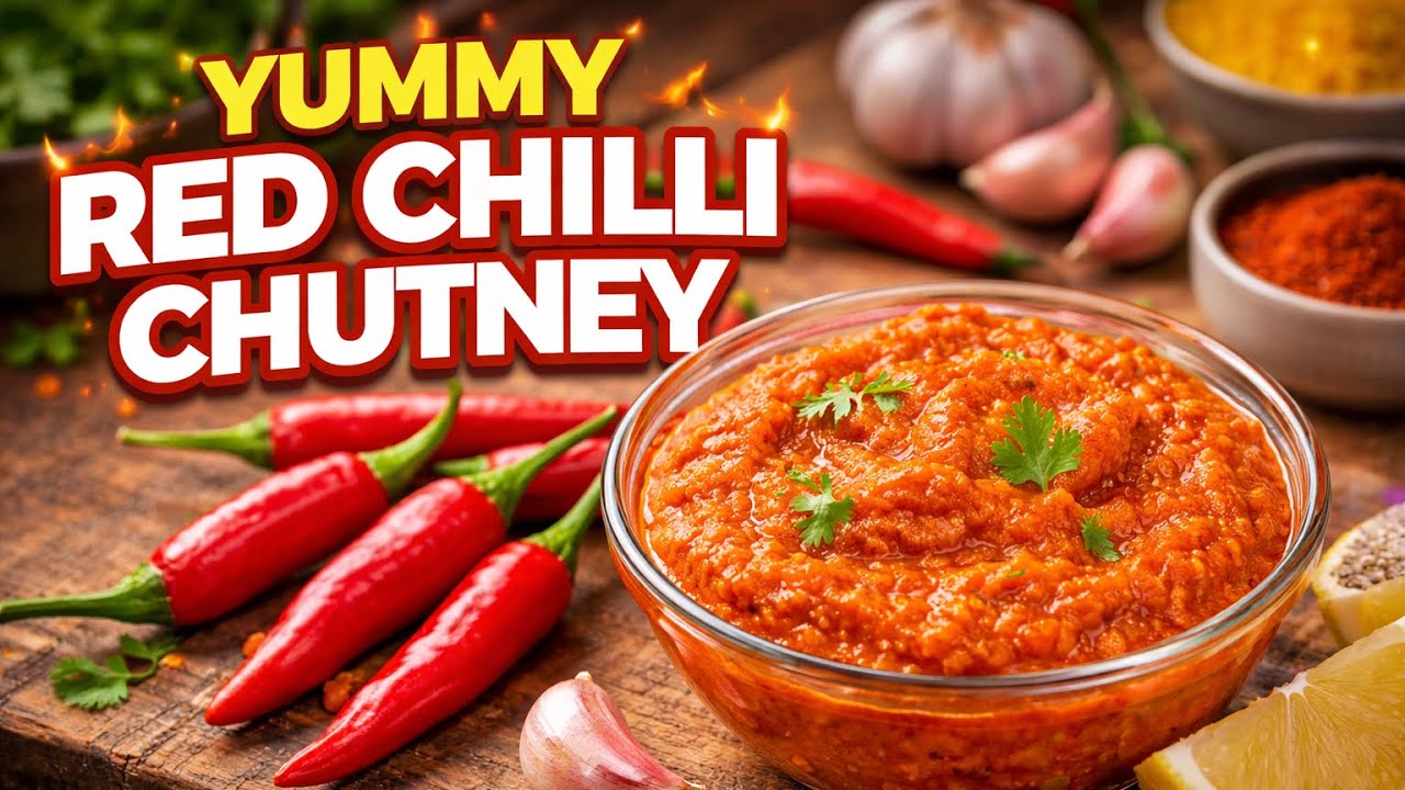 Red chilli Chutney | ఎర్రమిరపకాయ పచ్చడి # tasty Chutney👌