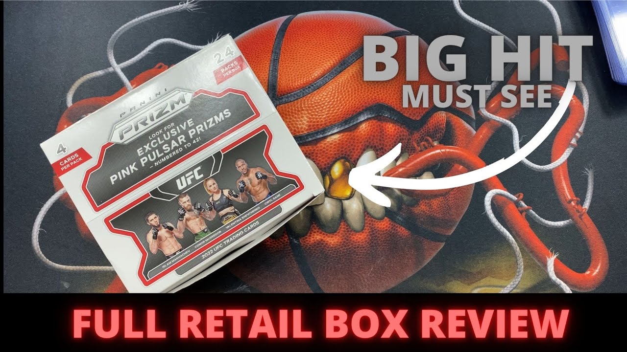 2022 Prizm UFC FULL RETAIL / GRAVITY FEED BOX! First Look! MASSIVE HIT!!!!!!