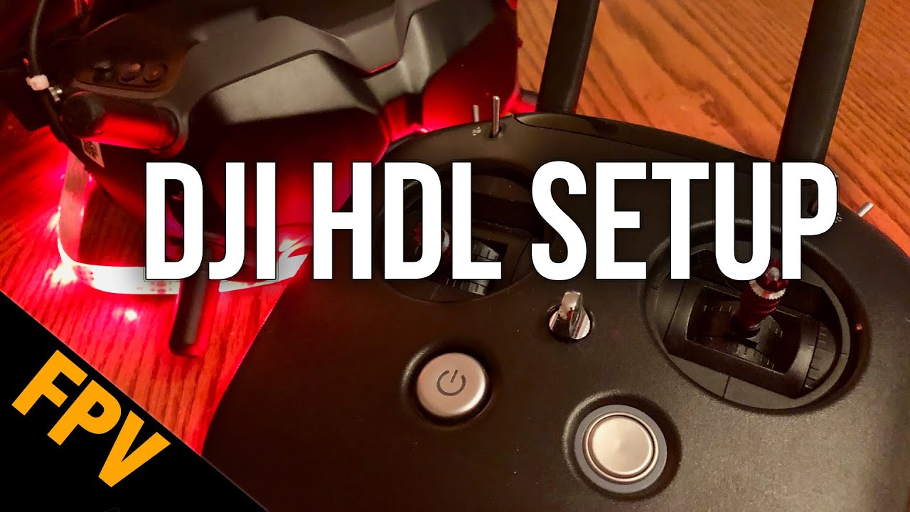 How to setup the DJI HD FPV radio system to use the 7ms latency HDL or sbus fast protocol.