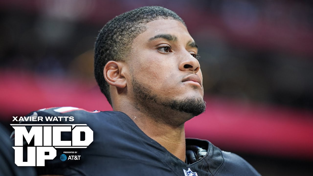 Xavier Watts is Mic'd Up in a Carolina Panthers matchup | Atlanta Falcons