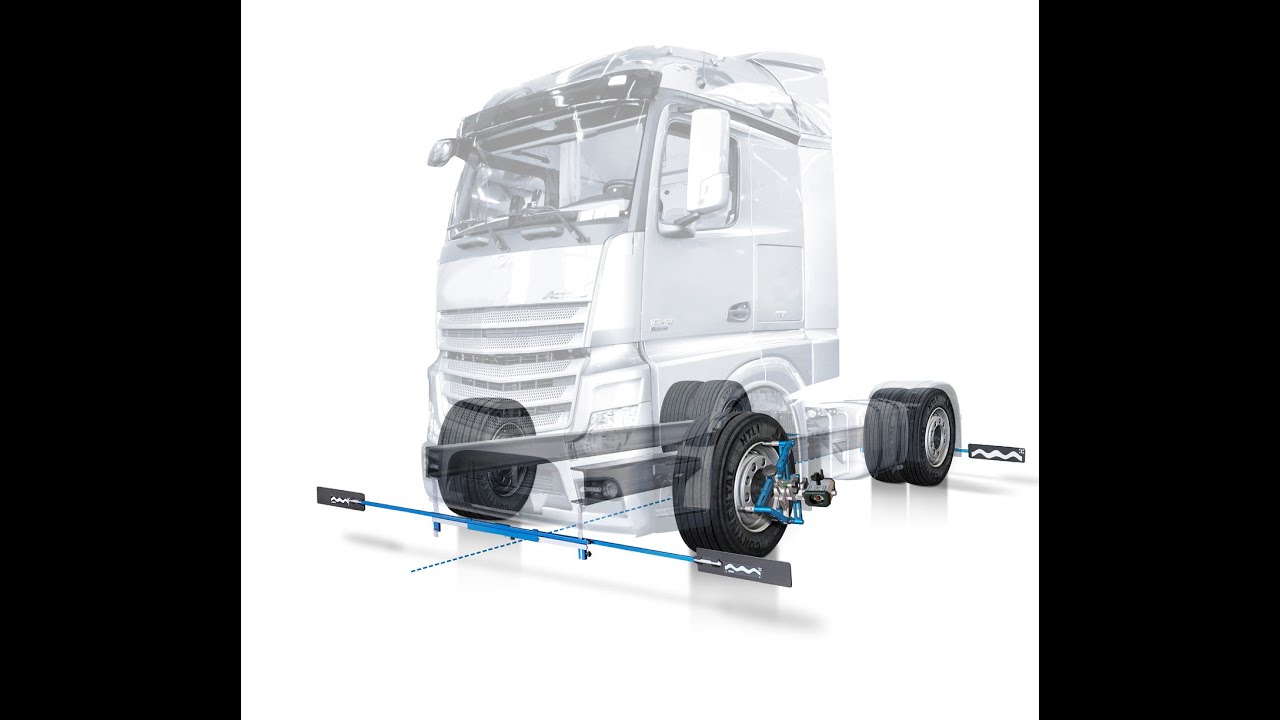Measuring a 6x2 Truck in TruckCam Silverline Wheel Alignment System