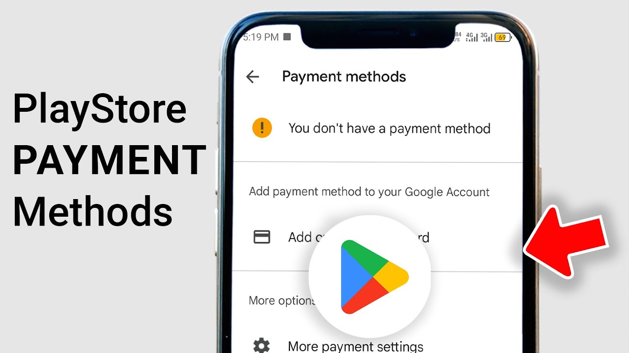 Как добавить способ оплаты в Google Play Store