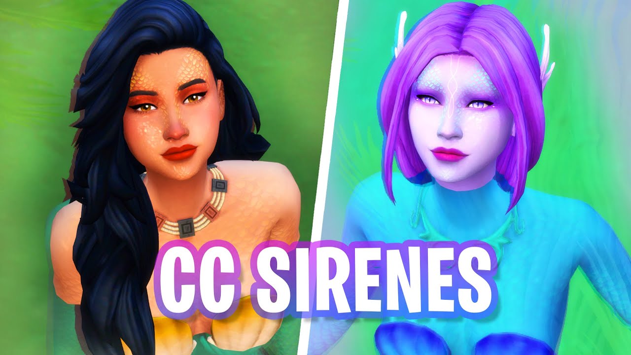 SIRÈNES OPPOSÉES (AVEC CC) - SIMS 4
