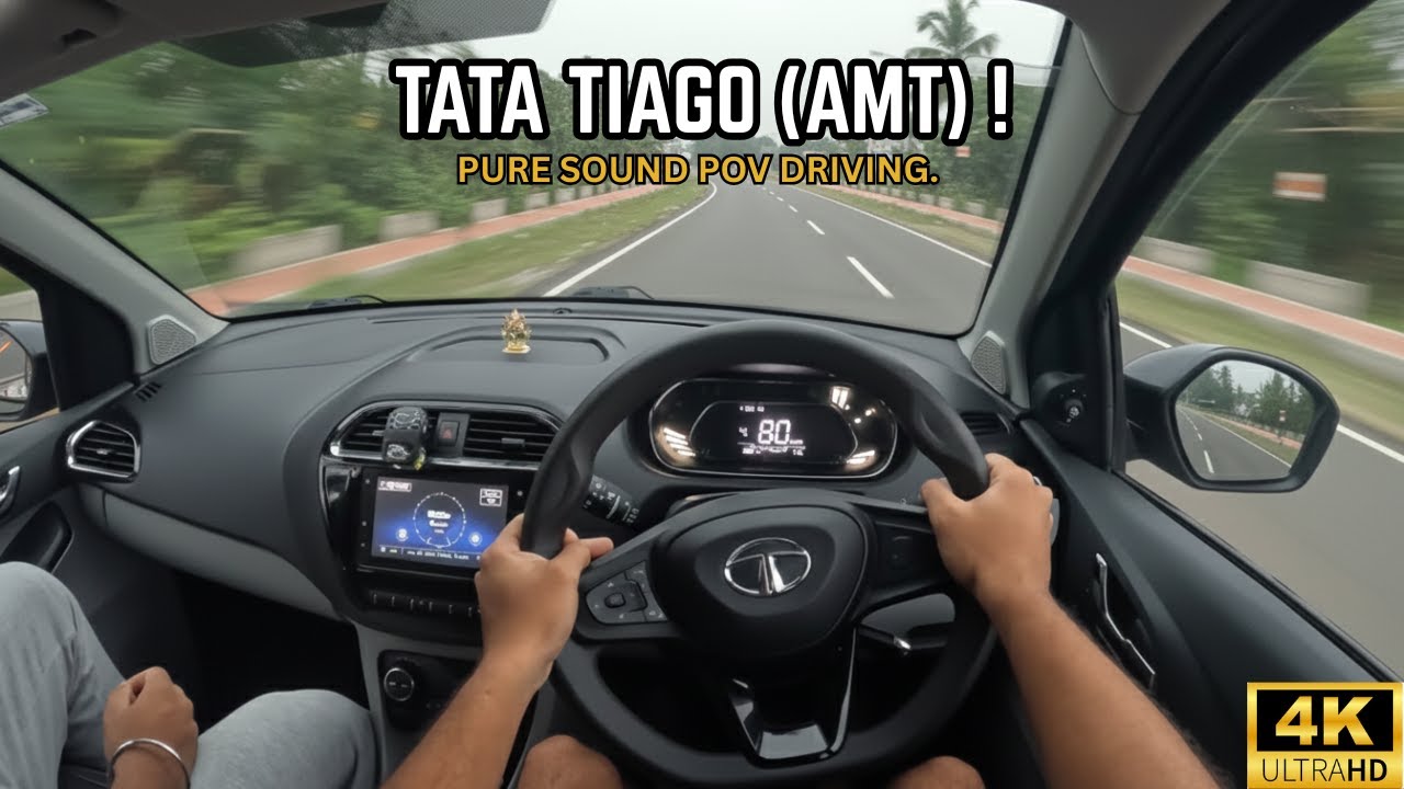 Tata Tiago Amt (2021) | XZA+ | Pov driving .