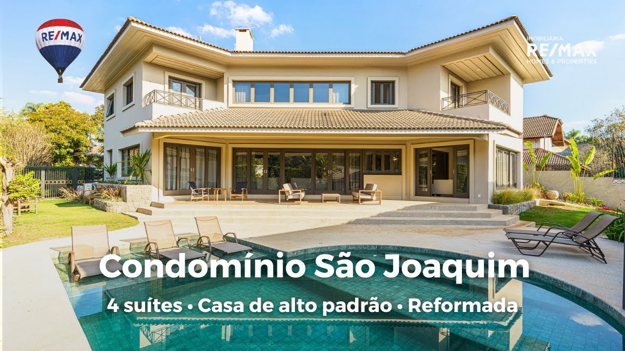 Casa no Condomínio São Joaquim, Vinhedo (4 suítes) - Alto Padrão