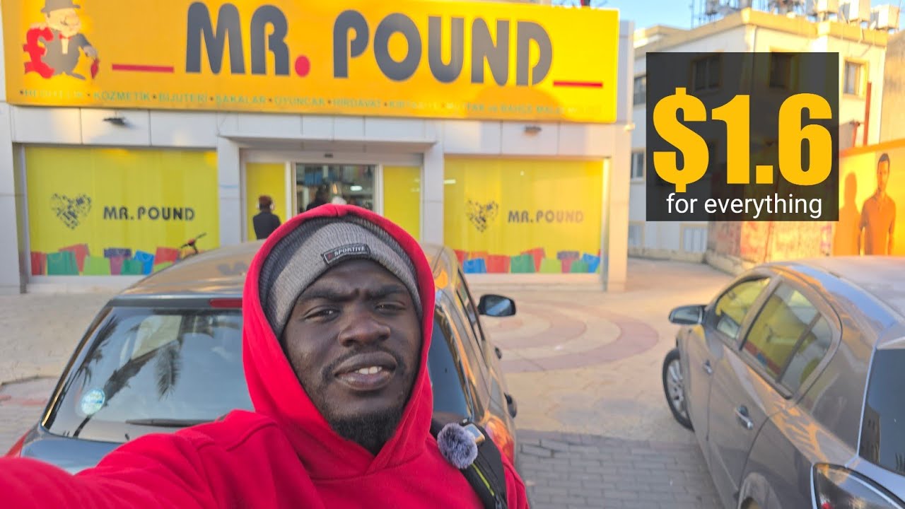 This Market in North Cyprus sells everything for thesame price | Mr Pound Vlog 2025