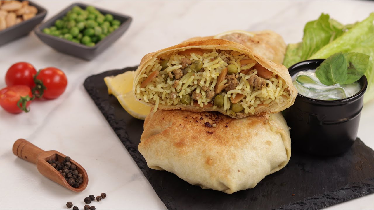 صرر الاوزي الشهية  بخبز الشراك الطازج   😋👌