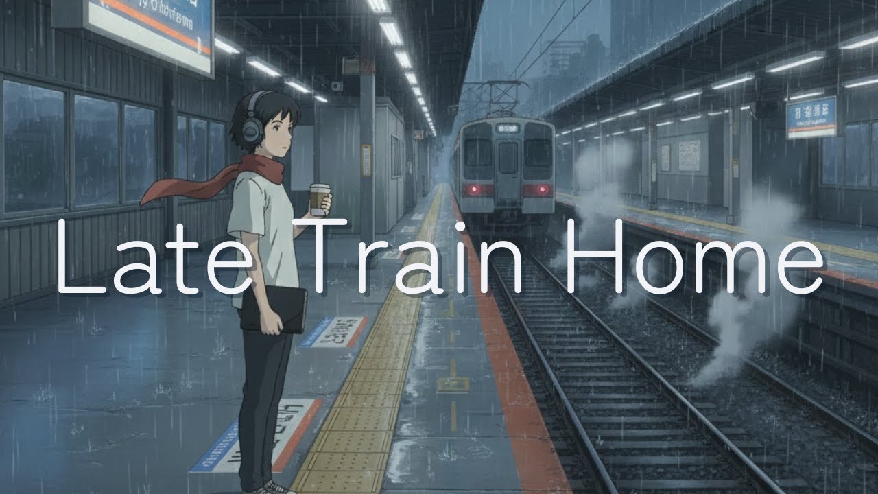 Waiting for the Last Train 🌙🌧️ | Tokyo Rain LoFi #lofi #tokyo #lostintokyo