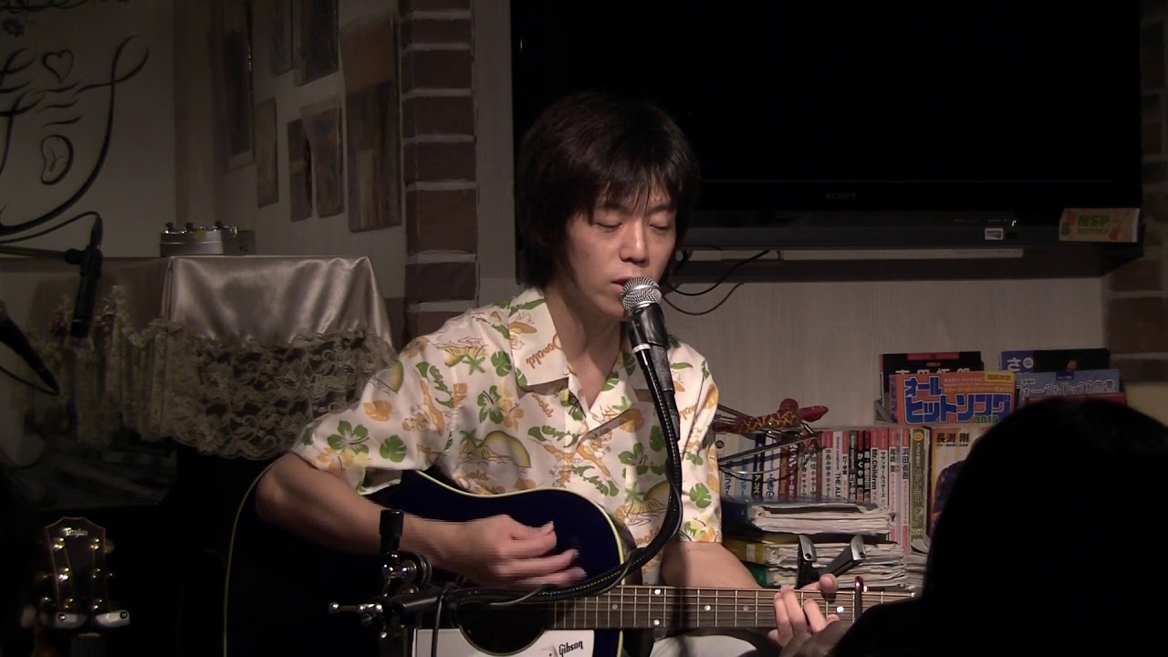 白いギターと置時計「東へ西へ・ワインレッドの心・この夜にさよなら・白と黒」'19.7.14⑩/10