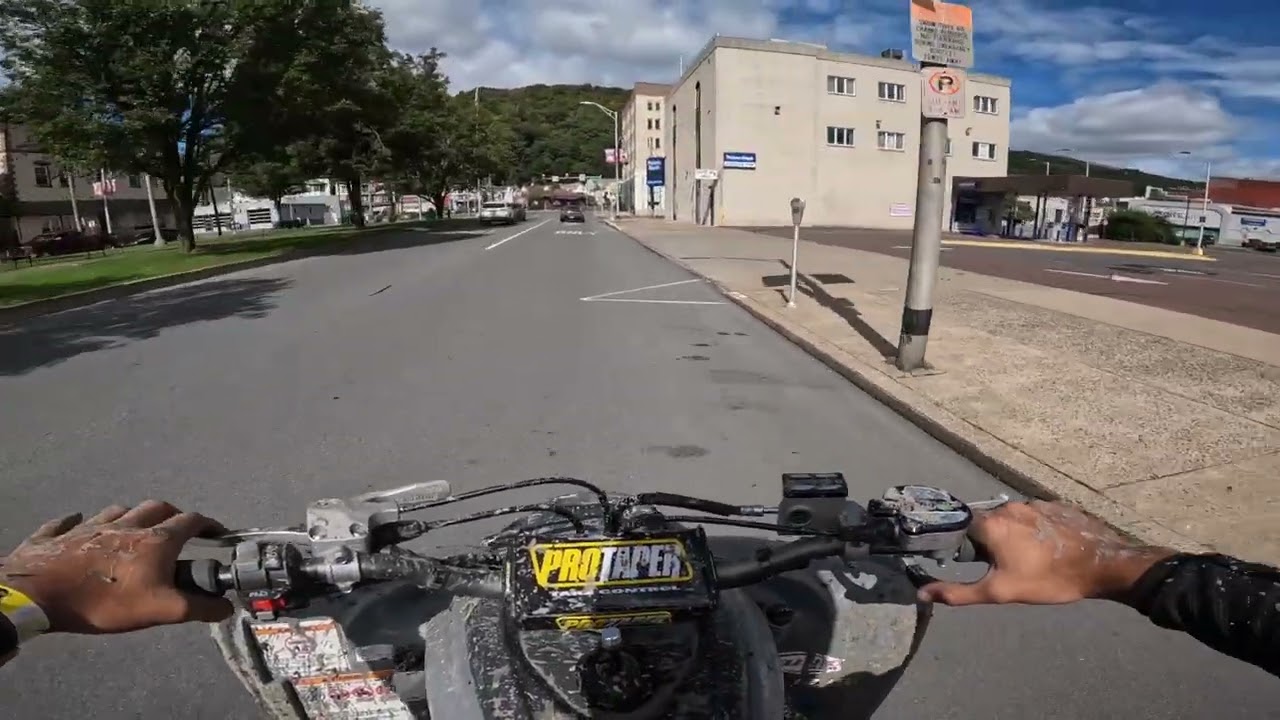 Riding around Shamokin, PA from AOAA Access Trail