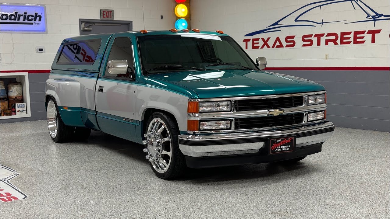 Chevrolet C3500 1994 года, система OBS с двумя датчиками, небольшой пробег, двухцветная заводская...