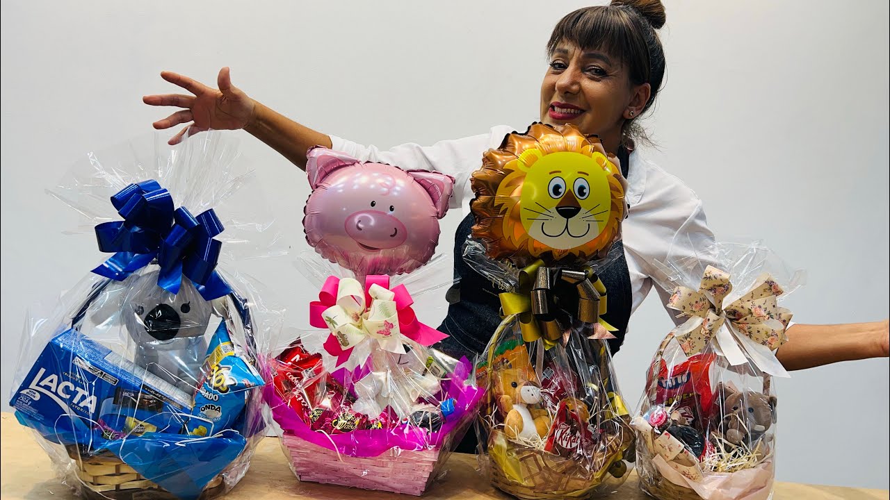 4 IDEIAS DE CESTA INFANTIL PARA O DIA DAS CRIANÇAS